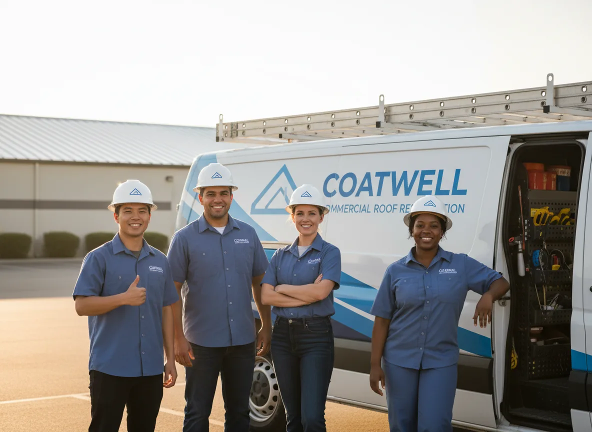 Commercial roof coating company in Massena, IA